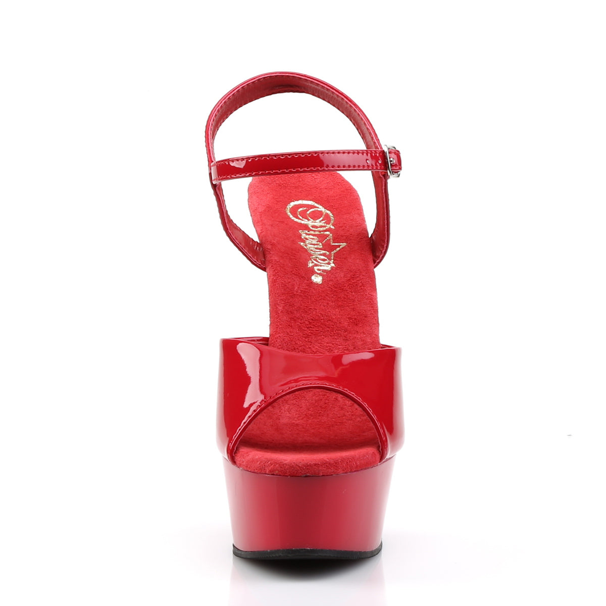 Pleaser Sandali da donna DELIGHT-609 Pat / rosso rosso / rosso