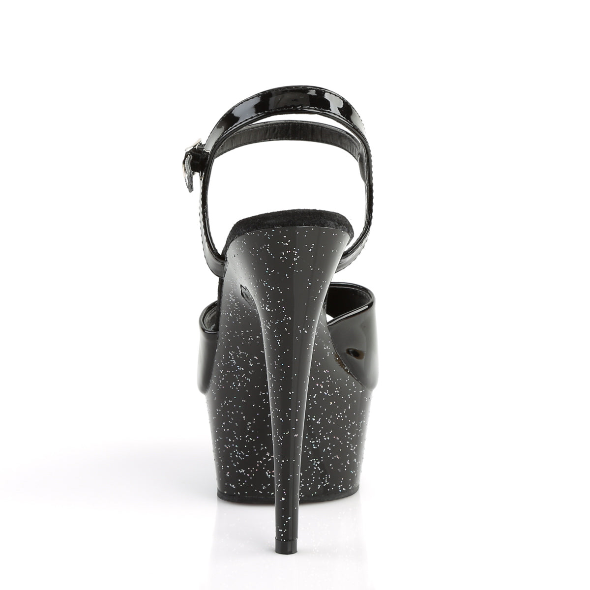 Pleaser Sandali da donna DELIGHT-609 mg Blk Pat / Blk