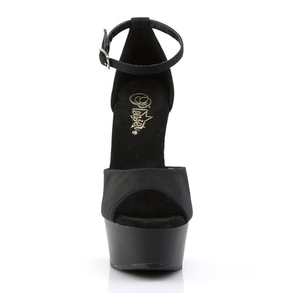 Pleaser Sandali da donna DELIGHT-618ps Blk Potosoie / Blk Matte