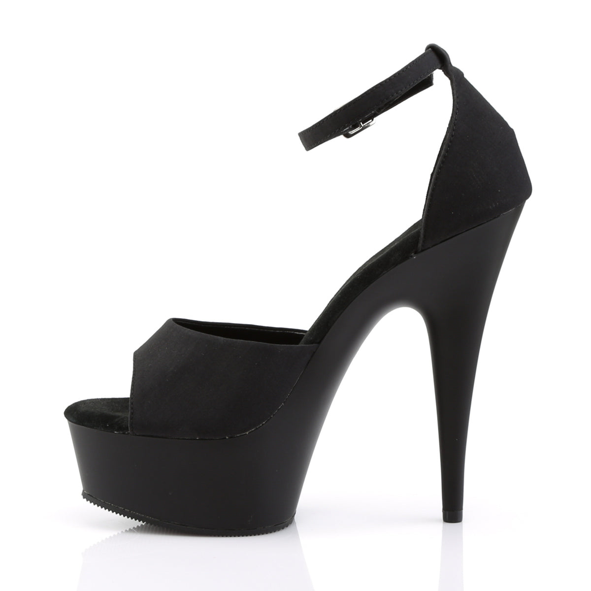 Pleaser Sandali da donna DELIGHT-618ps Blk Potosoie / Blk Matte