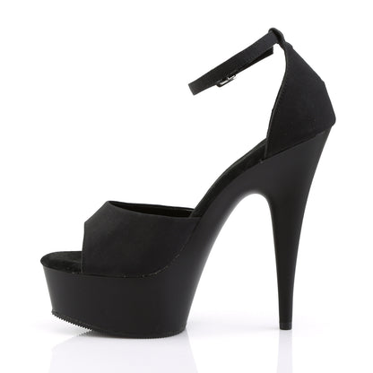 Pleaser Sandali da donna DELIGHT-618ps Blk Potosoie / Blk Matte