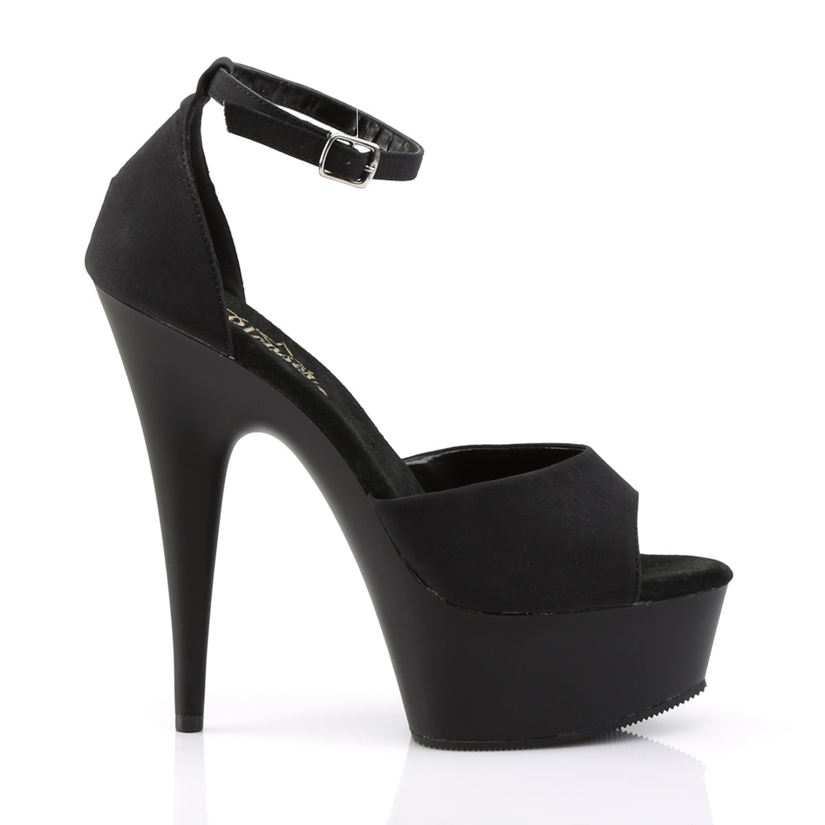 Pleaser Sandali da donna DELIGHT-618ps Blk Potosoie / Blk Matte
