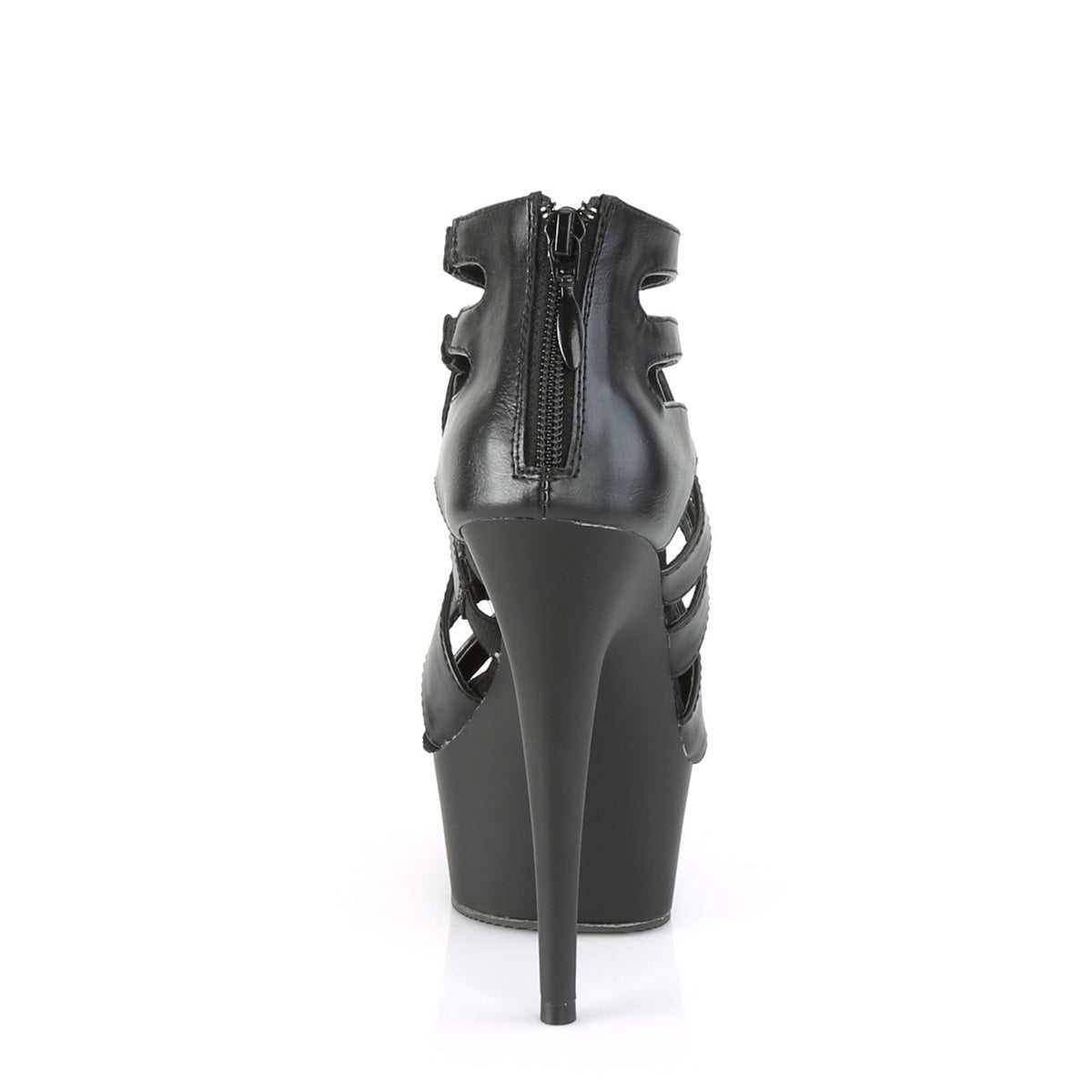 Pleaser Sandali da donna DELIGHT-645 Blk in ecopelle / BLK opaco