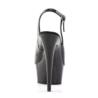 Pleaser Sandali da donna DELIGHT-654 BLK / BLK