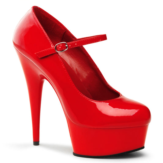 Pleaser Sandali da donna DELIGHT-687 rosso / rosso
