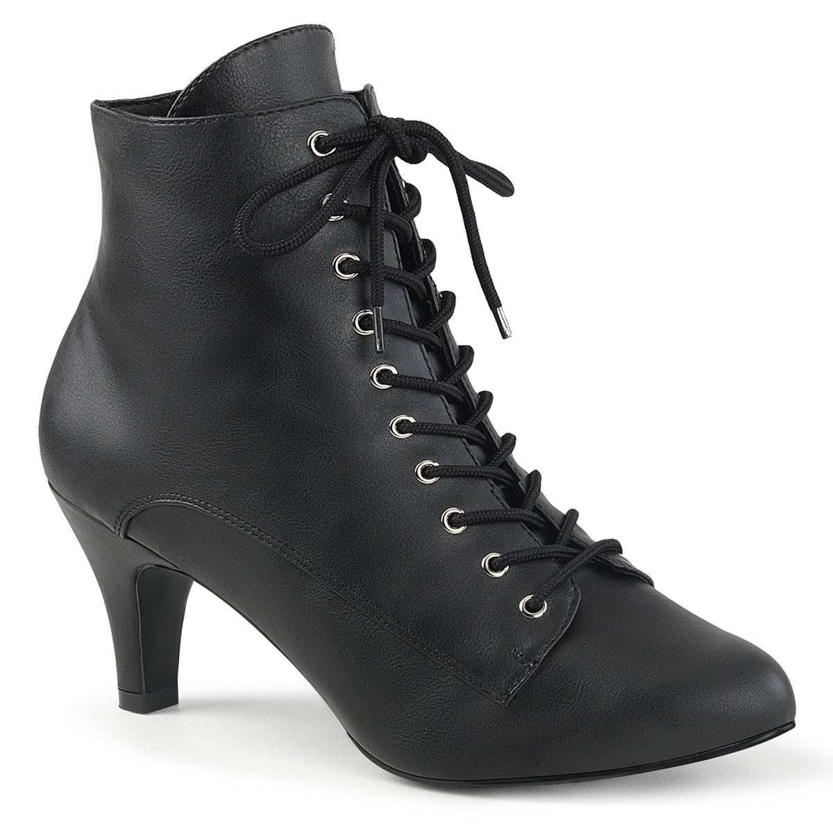 Pleaser Pink Label Stivaletti da donna DIVINE-1020 Blk in ecopelle