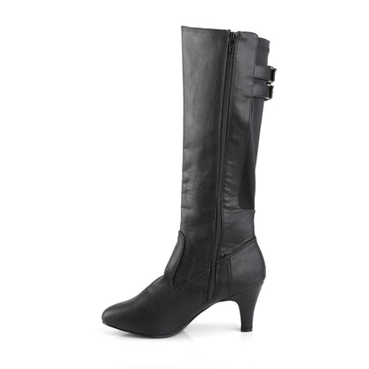 Pleaser Pink Label Stivali da donna DIVINE-2018 Blk in ecopelle