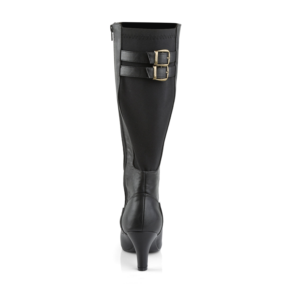 Pleaser Pink Label Stivali da donna DIVINE-2018 Blk in ecopelle