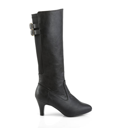 Pleaser Pink Label Stivali da donna DIVINE-2018 Blk in ecopelle