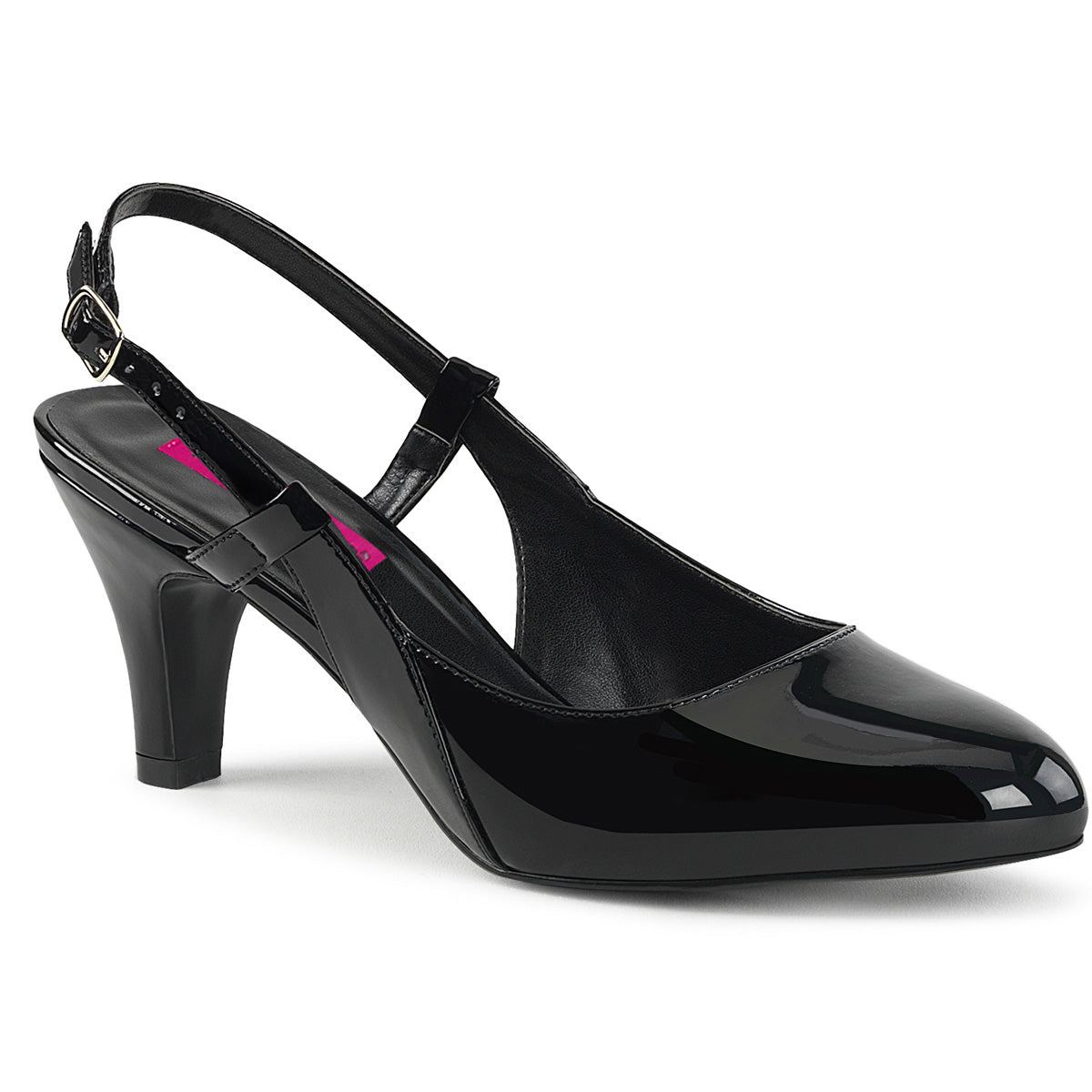 Pleaser Pink Label Pompe da donna DIVINE-418 BLK PAT