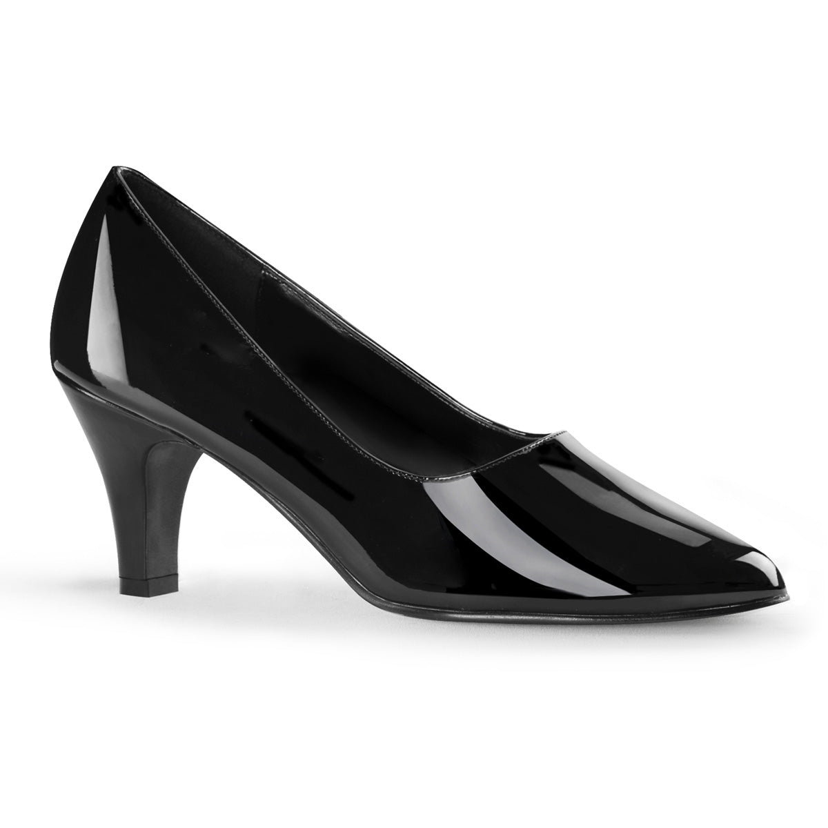 Pleaser Pink Label Pompe da donna DIVINE-420 BLK PAT