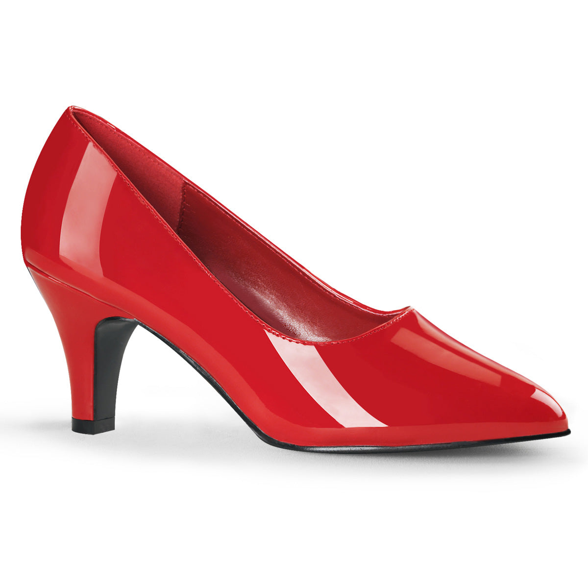 Pleaser Pink Label Pompe da donna DIVINE-420 Pat rossa