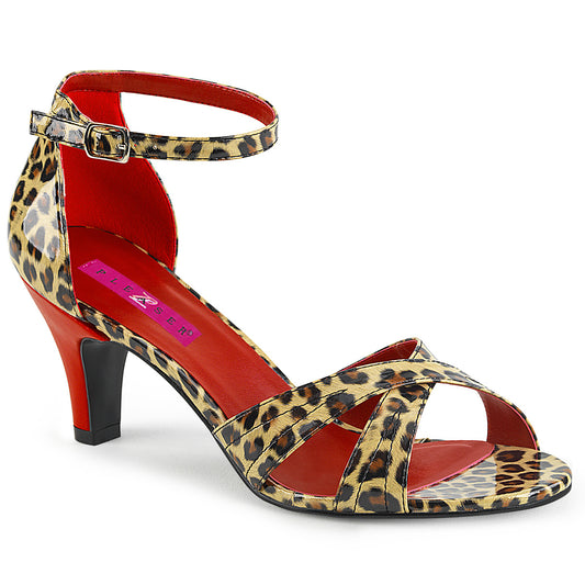Pleaser Pink Label Pompe da donna DIVINE-435 Stampa ghepardo in ecopelle