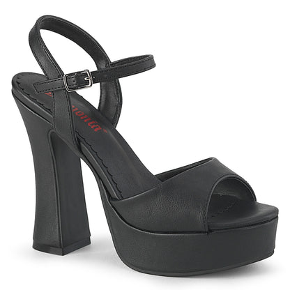 DemoniaCult Sandali femminili DOLLY-09 pelle vegana BLK