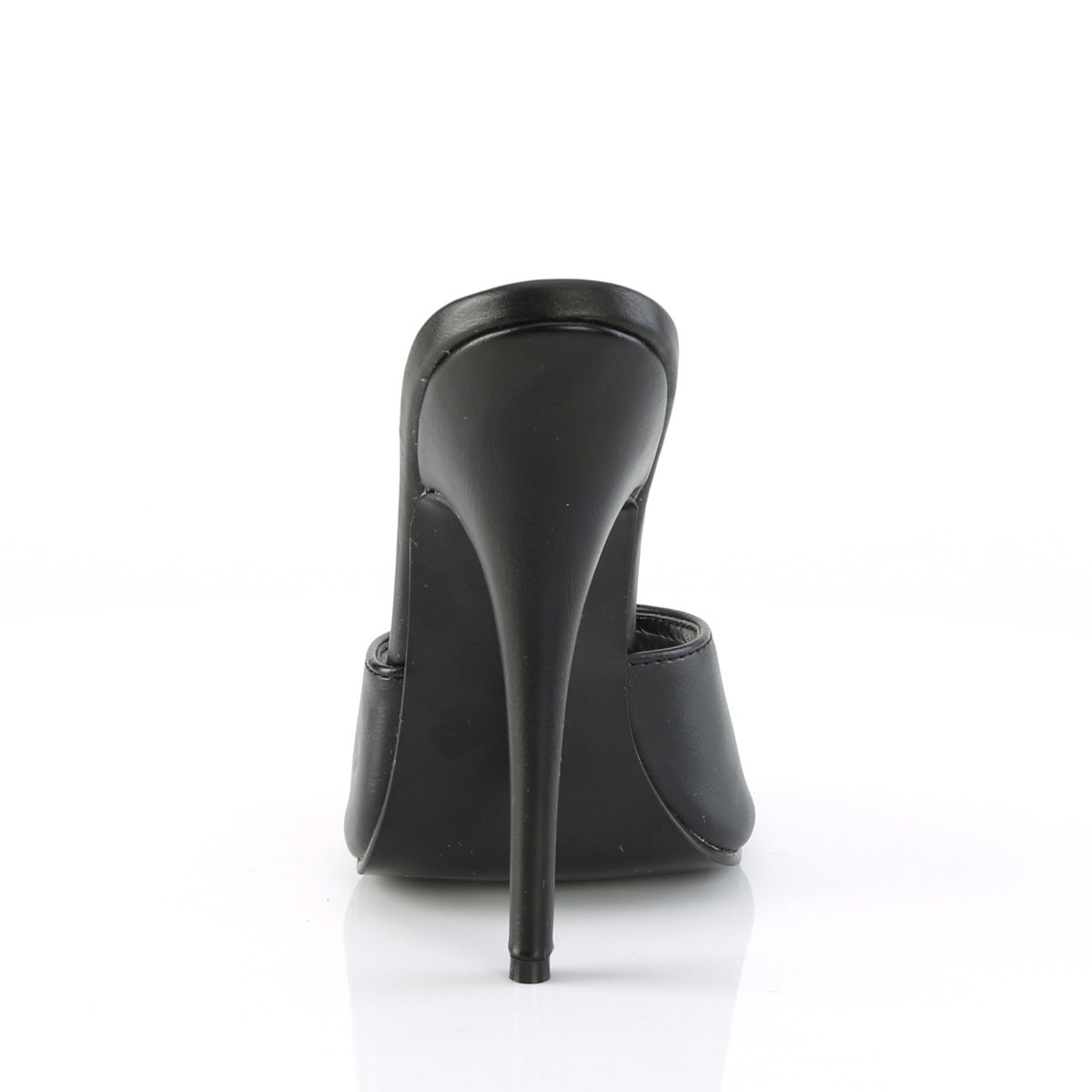 Devious Sandali da donna DOMINA-101 Blk in ecopelle