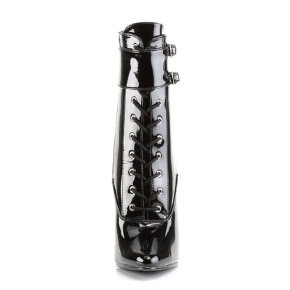 Devious Stivaletti da donna DOMINA-1023 Blk Pat.