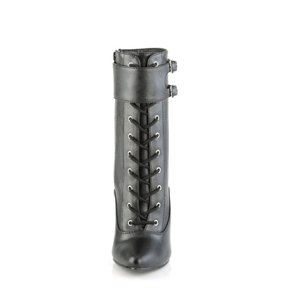 Devious Stivaletti da donna DOMINA-1023 Blk in ecopelle