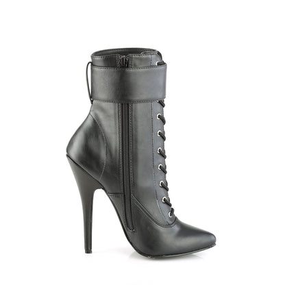 Devious Stivaletti da donna DOMINA-1023 Blk in ecopelle