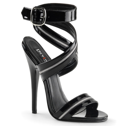 Devious Sandali da donna DOMINA-119 BLK PAT