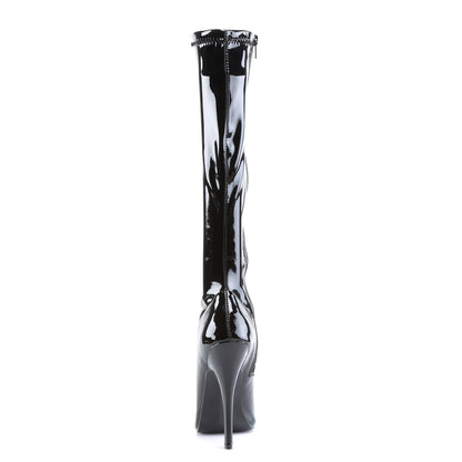 Devious Stivali da donna DOMINA-2000 BLK STR PAT