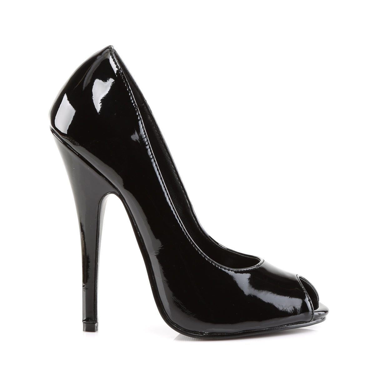 Devious Stivali da donna DOMINA-212 BLK PAT.