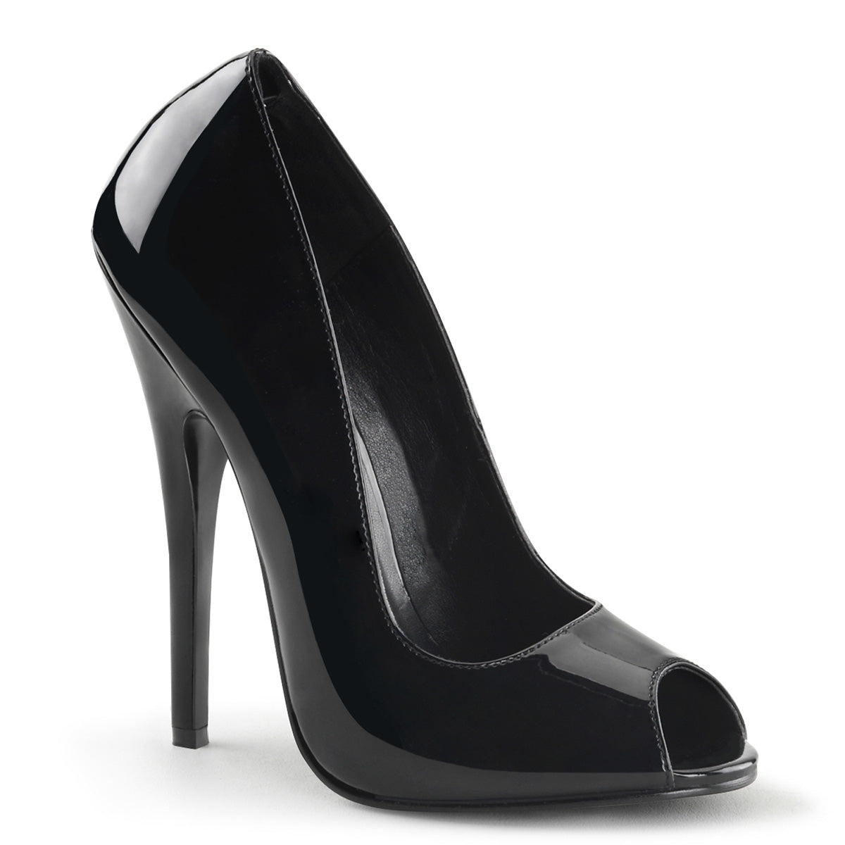 Devious Stivali da donna DOMINA-212 BLK PAT.