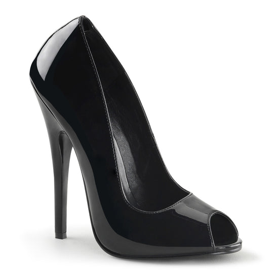 Devious Stivali da donna DOMINA-212 BLK PAT.