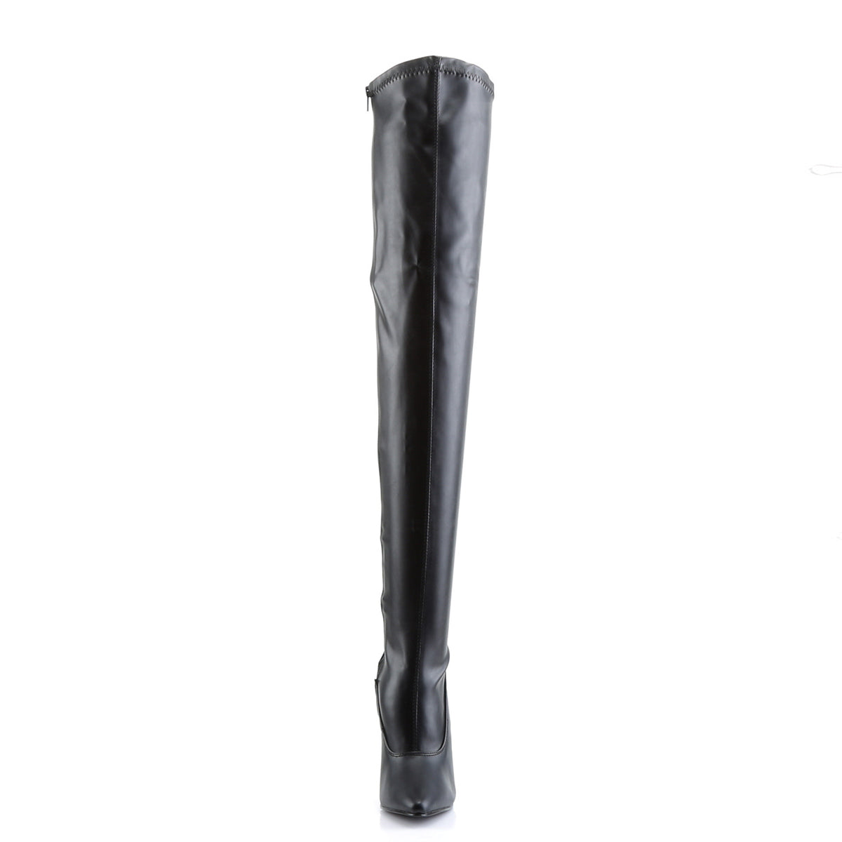 Devious Stivali da donna DOMINA-3000 BLK STR PU