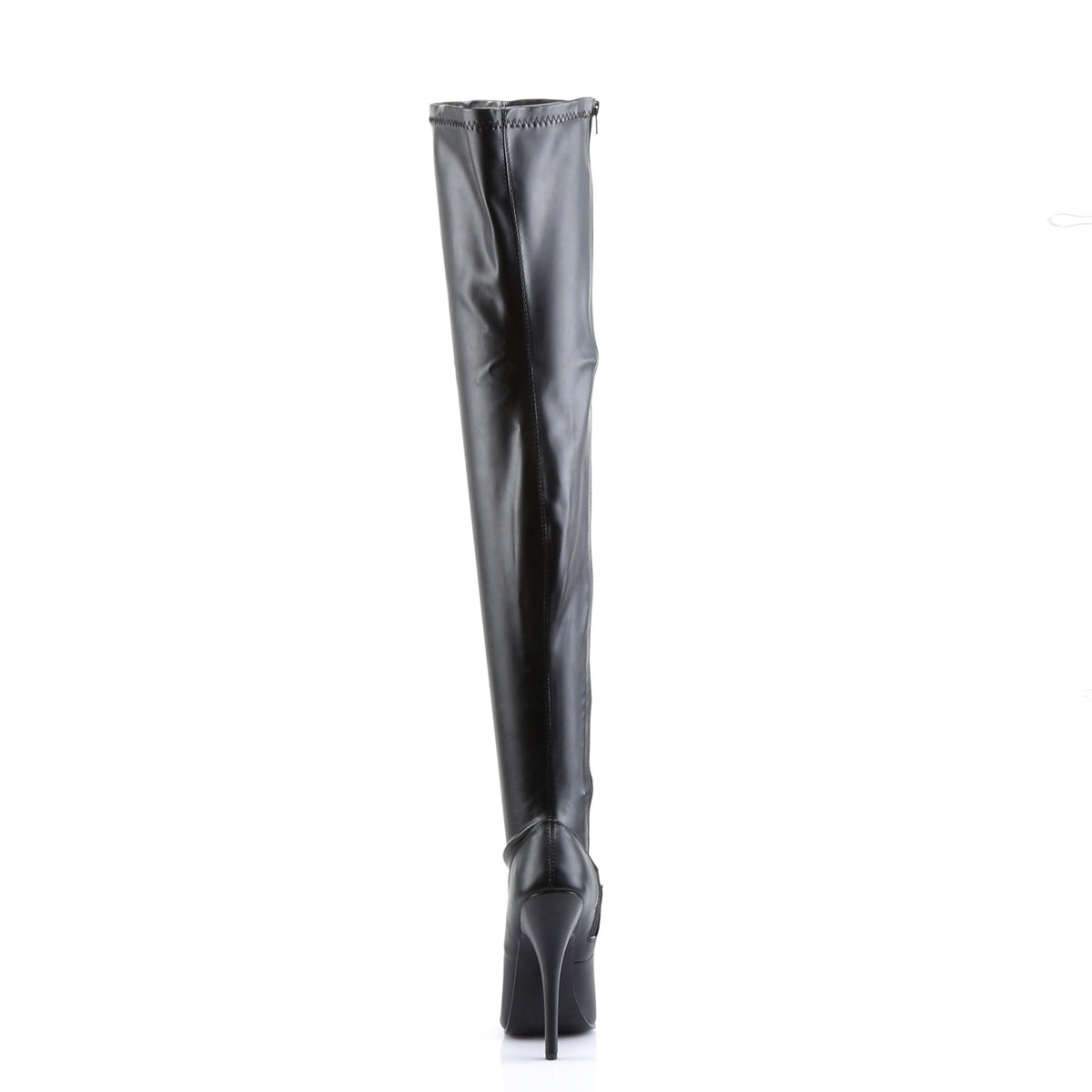 Devious Stivali da donna DOMINA-3000 BLK STR PU