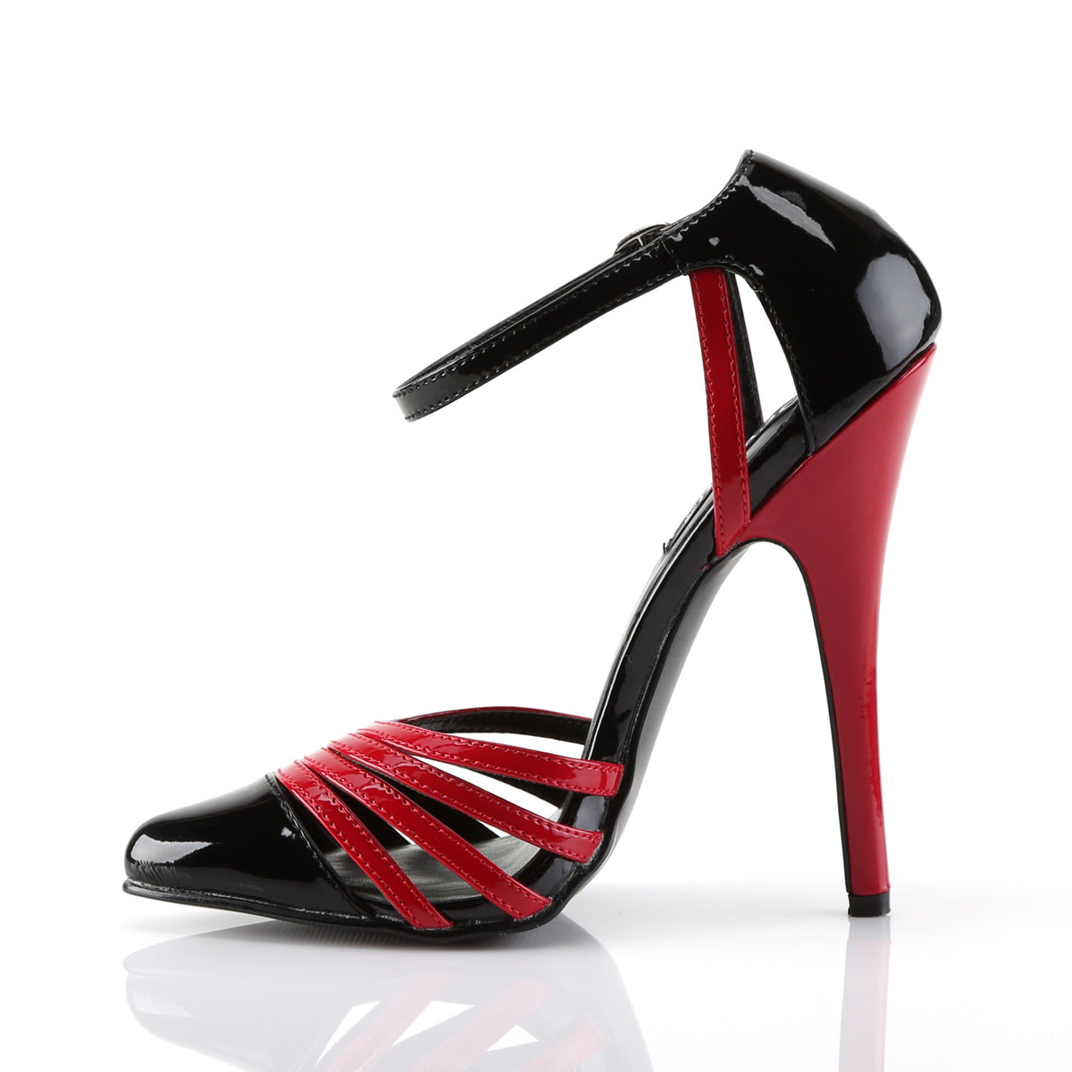 Devious Pompe da donna DOMINA-412 BLK RED Pat