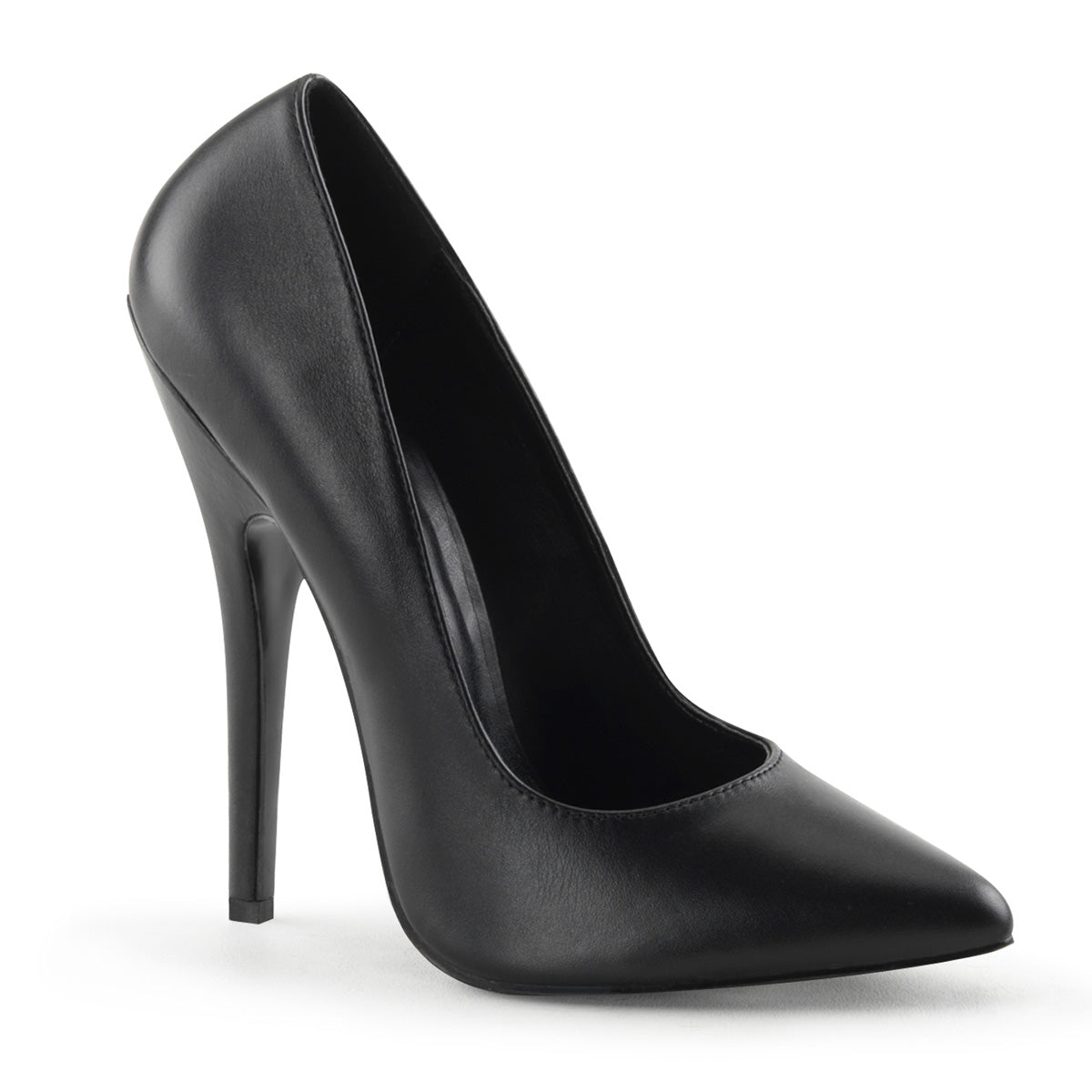 Devious Pompe da donna DOMINA-420 in pelle BLK.