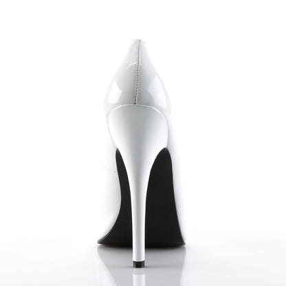 Devious Pompe da donna DOMINA-420 Wht Pat.