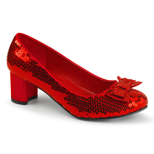 Funtasma Pompe da donna Dorothy-01 paillettes rossi