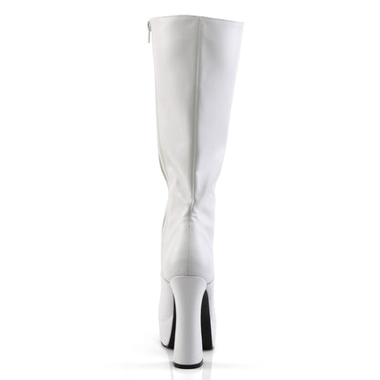 Pleaser Stivali da donna ELECTRA-2020 WHT in cuoio