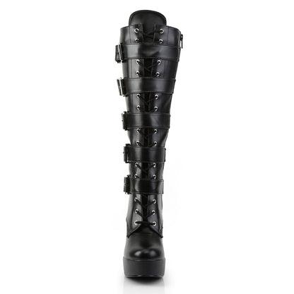 Pleaser Stivali da donna ELECTRA-2042 Blk in ecopelle