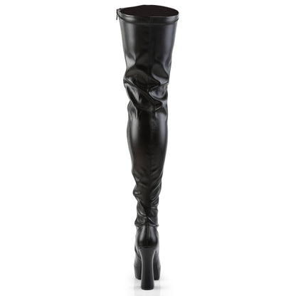 Pleaser Stivali da donna ELECTRA-3000Z BLK STR Ecopelle