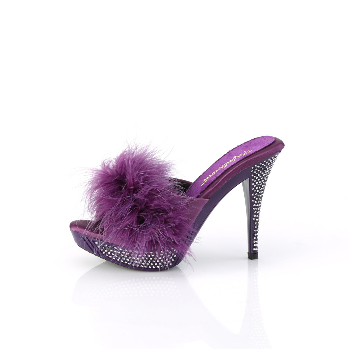 Fabulicious   ELEGANT-401f Purple Marabou-Fen-Fucide/Purple