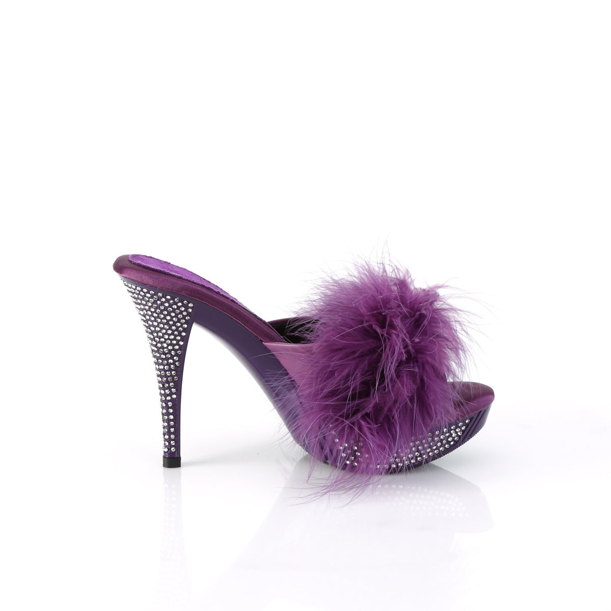 Fabulicious   ELEGANT-401f Purple Marabou-Fen-Fucide/Purple