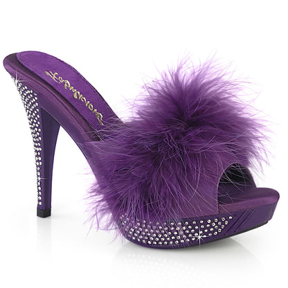 Fabulicious   ELEGANT-401f Purple Marabou-Fen-Fucide/Purple