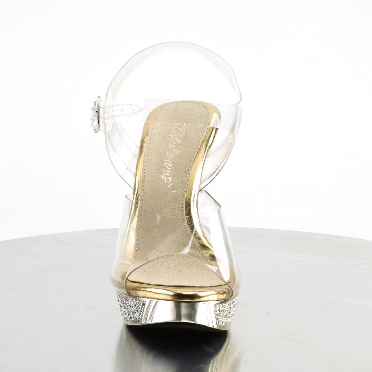 Fabulicious Sandali da donna ELEGANT-408 ClR / Gold Chrome