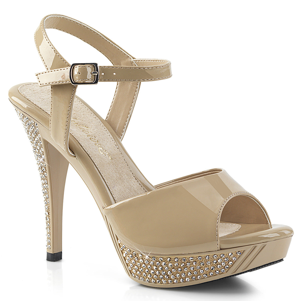 Fabulicious Sandali da donna ELEGANT-409 Pat / crema crema / crema