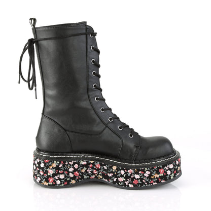 DemoniaCult Stivali da donna EMILY-350 tessuto vegan in pelle vegana