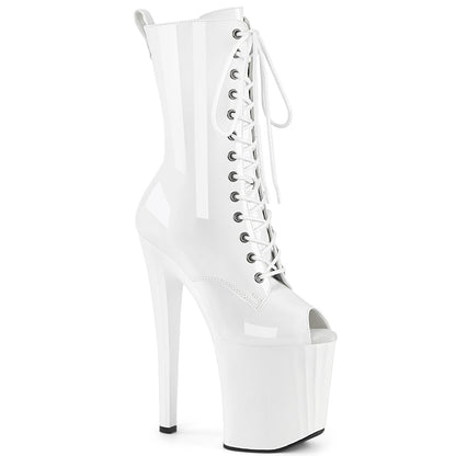 Pleaser   ENCHANT-1041 wht pat/wht