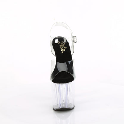 Pleaser   ENCHANT-708 CLR-BLK/CLR