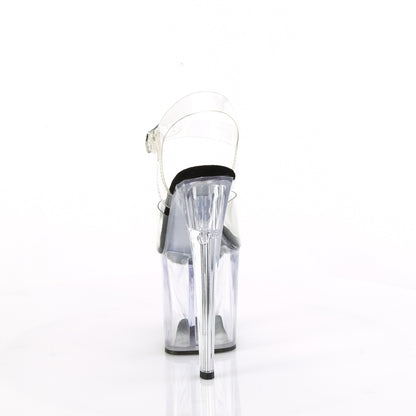 Pleaser   ENCHANT-708 CLR-BLK/CLR