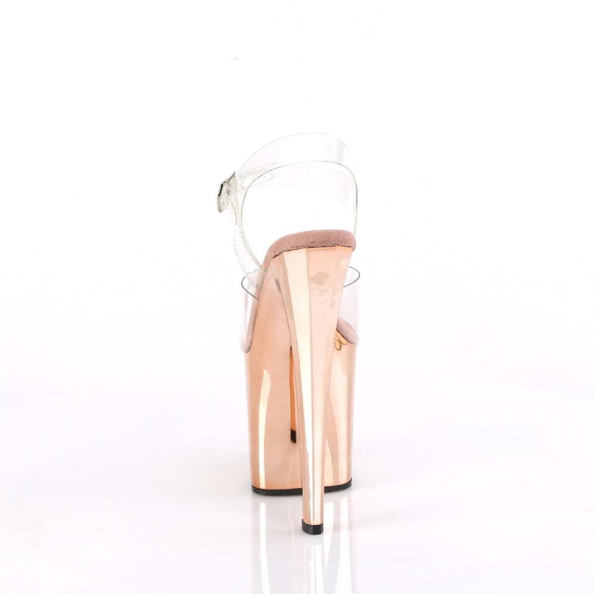 Pleaser   ENCHANT-708 cromo clr/rosa d'oro