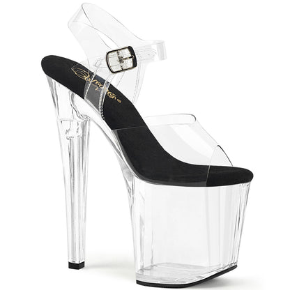 Pleaser   ENCHANT-708 CLR-BLK/CLR