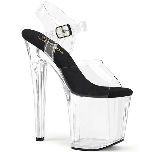 Pleaser   ENCHANT-708 CLR-BLK/CLR