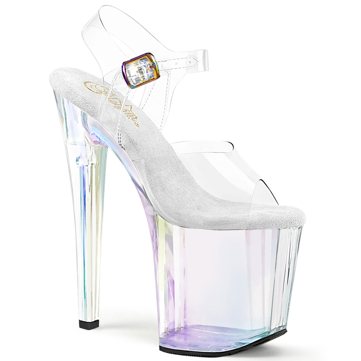 Pleaser   ENCHANT-708HT CLR/TINTE HOLOGRAFICA