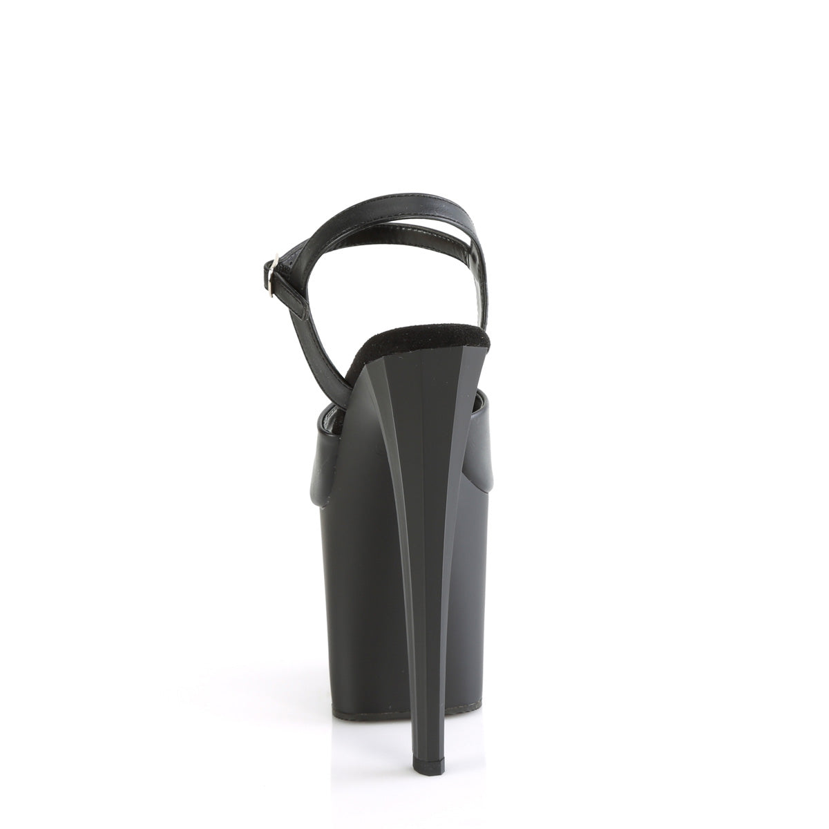 Pleaser   ENCHANT-709 BLK FAUX PELLE/BLK MATTE
